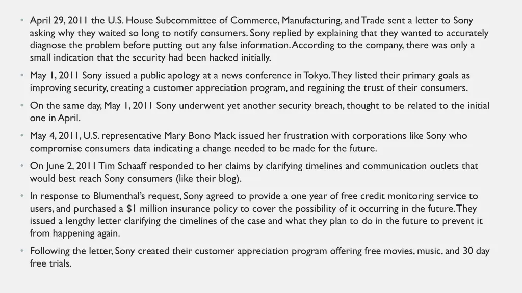 april 29 2011 the u s house subcommittee