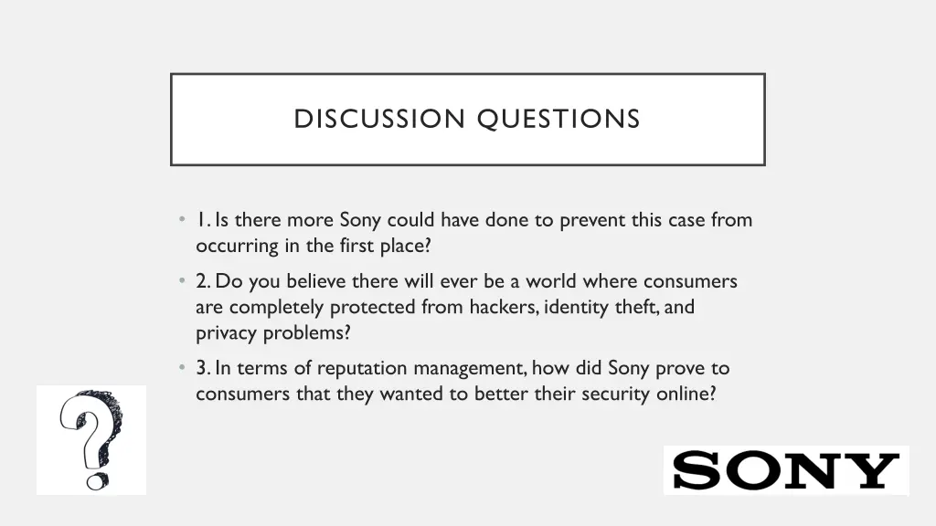 discussion questions