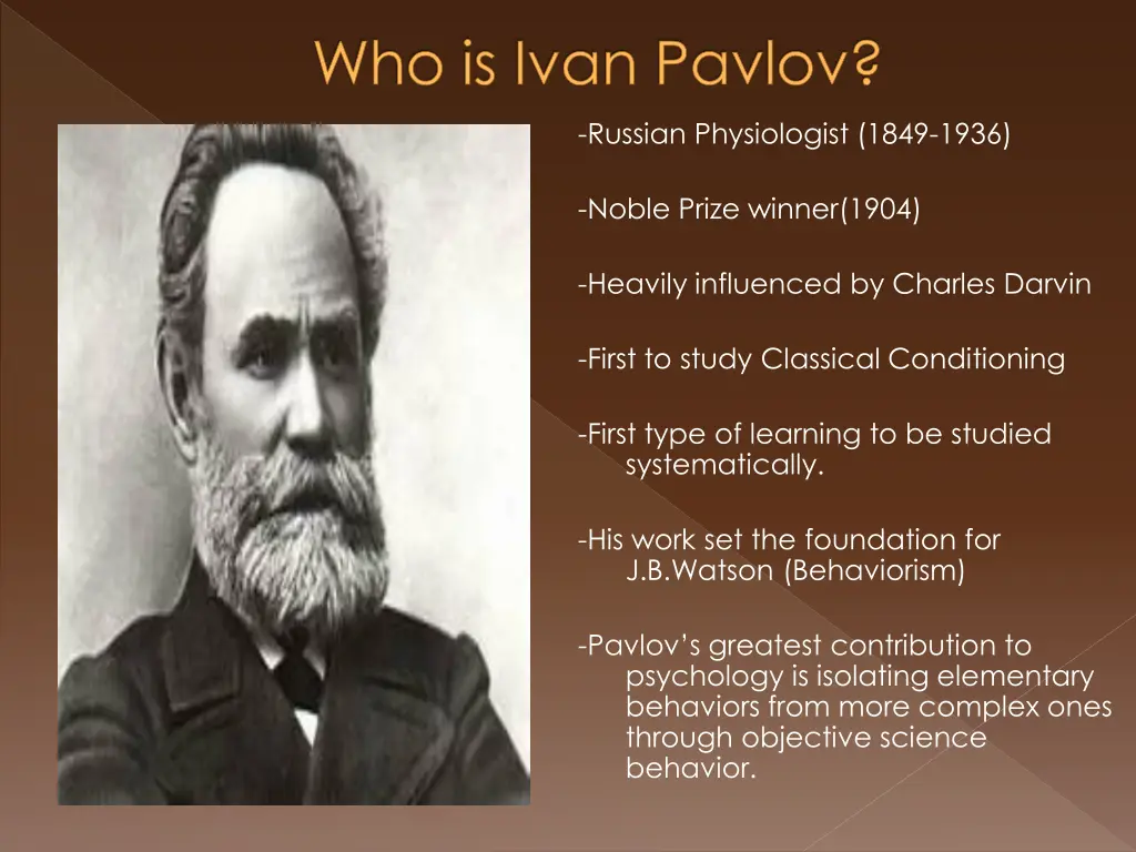 who is ivan pavlov