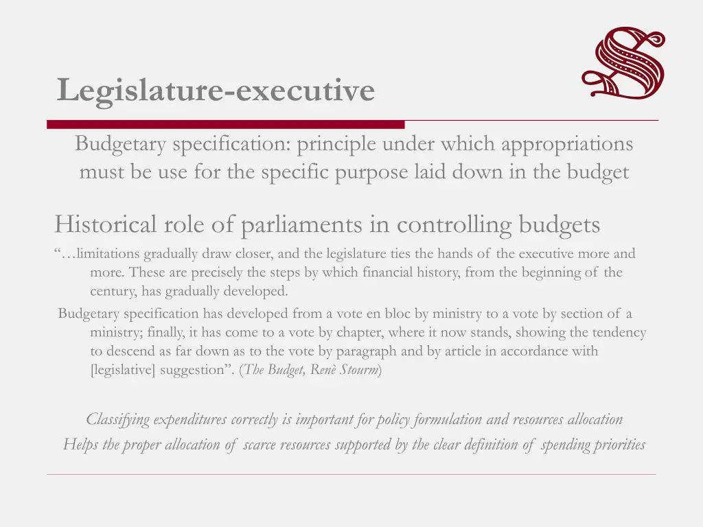 legislature executive