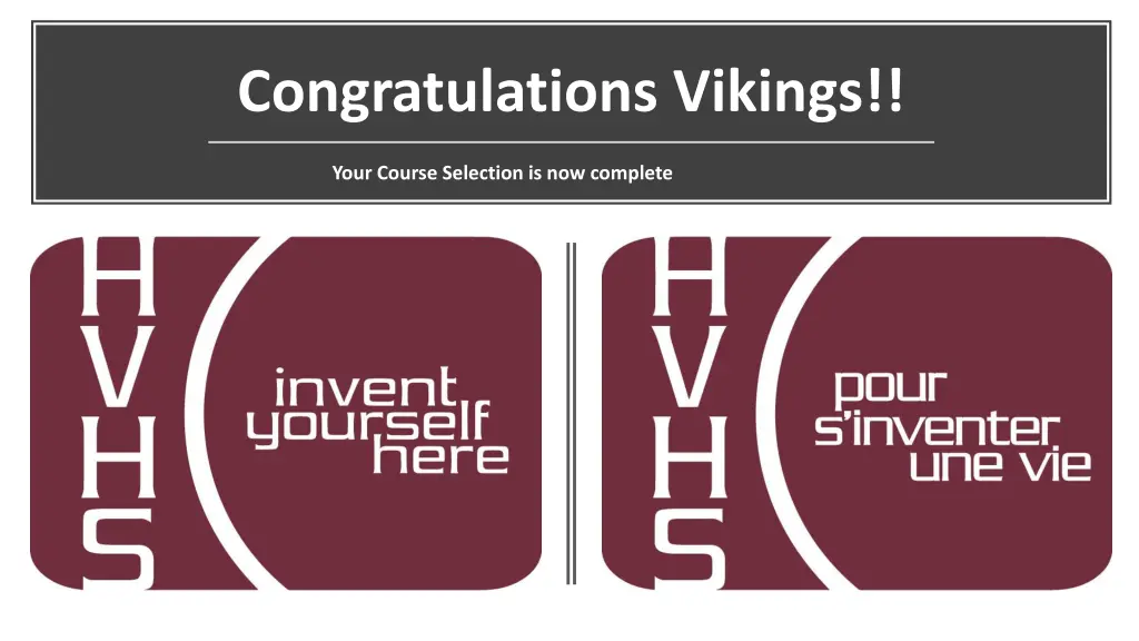congratulations vikings