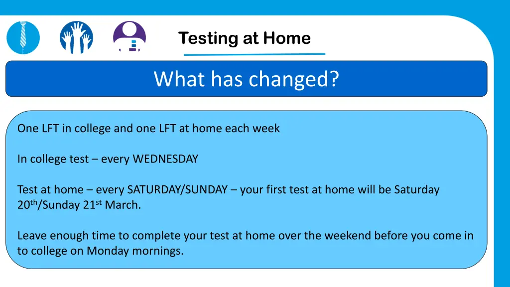 testing at home