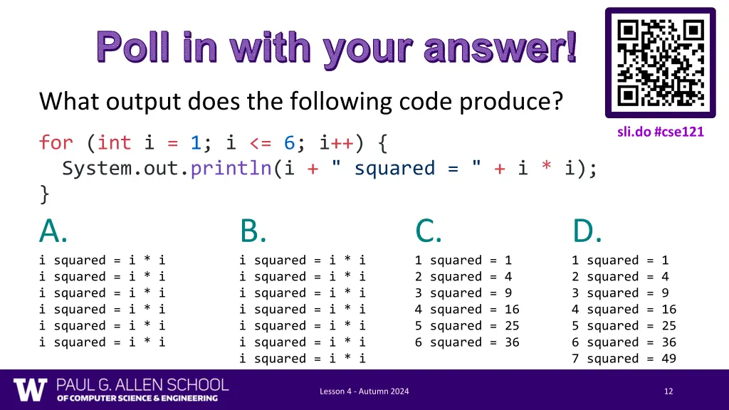 poll in with your answer 1