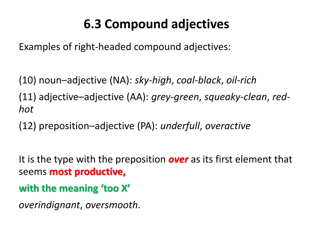 6 3 compound adjectives