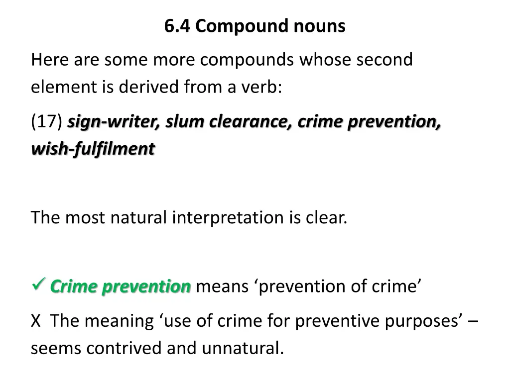 6 4 compound nouns 7