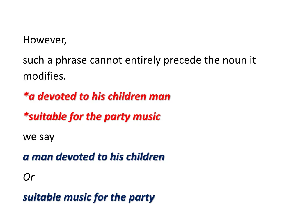 however 1