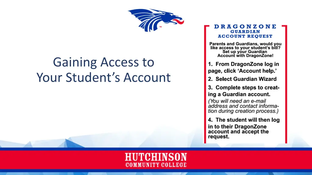 gaining access to your student s account