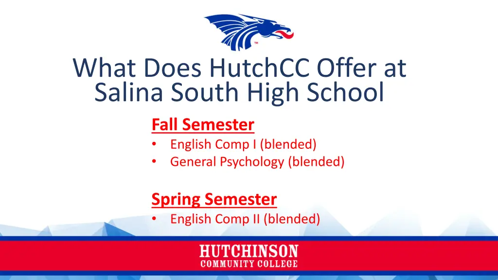 what does hutchcc offer at salina south high
