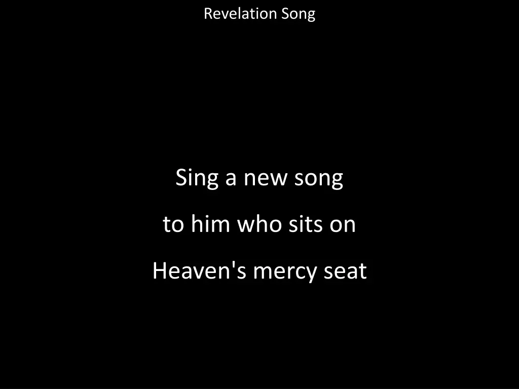 revelation song 2