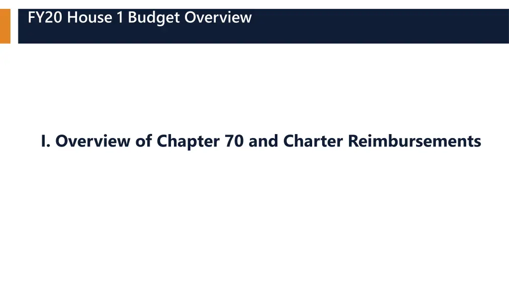 fy20 house 1 budget overview 1