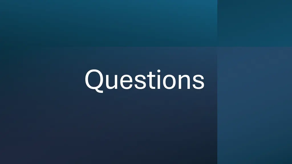questions