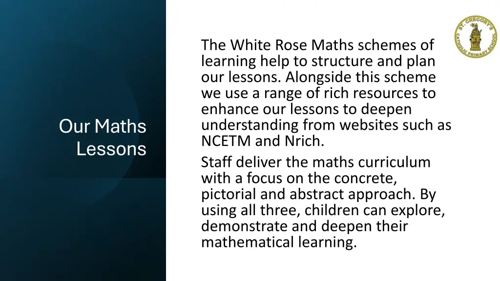 the white rose maths schemes of learning help