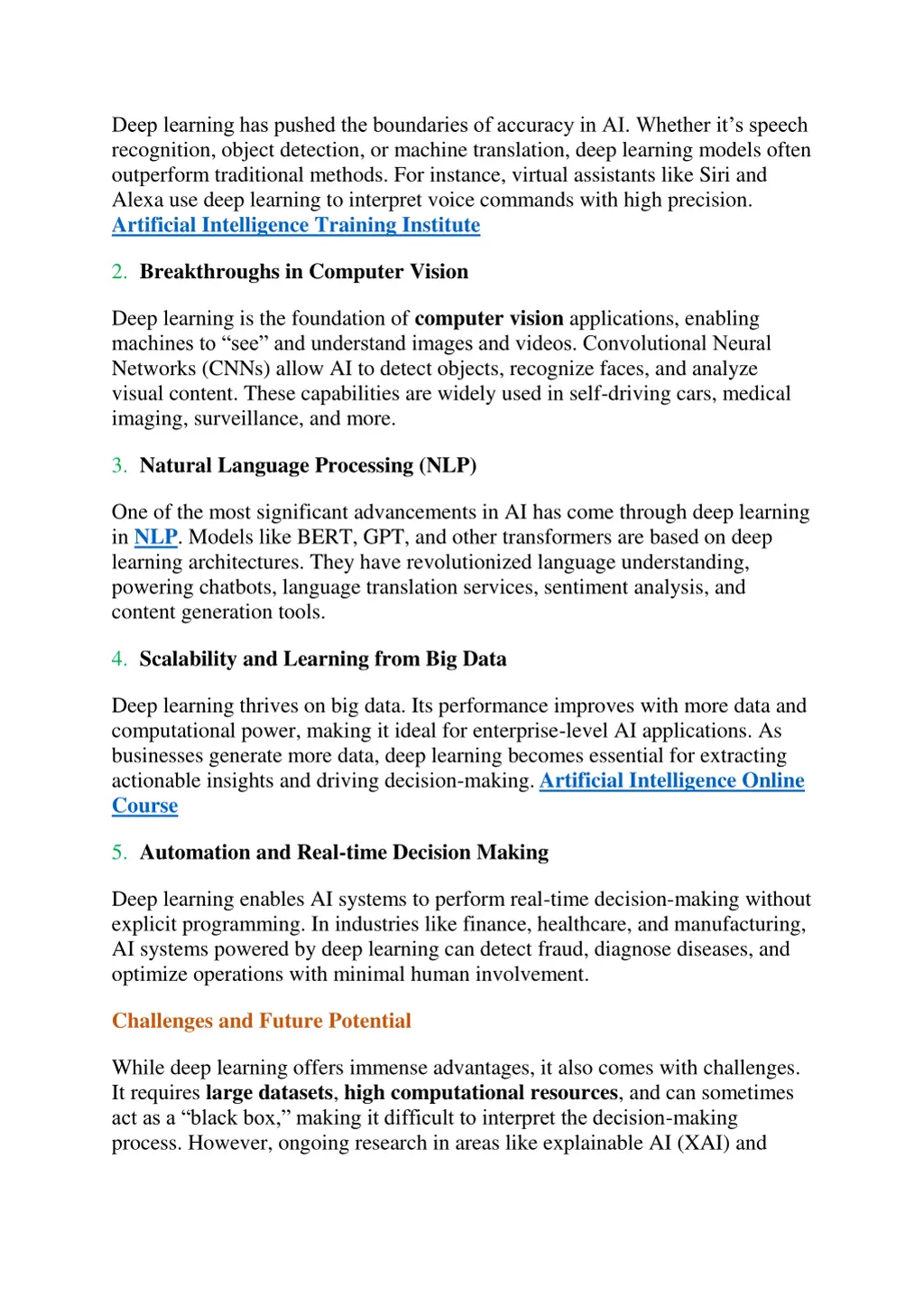 deep learning has pushed the boundaries