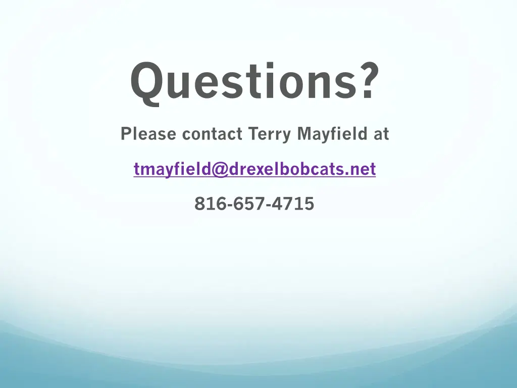questions