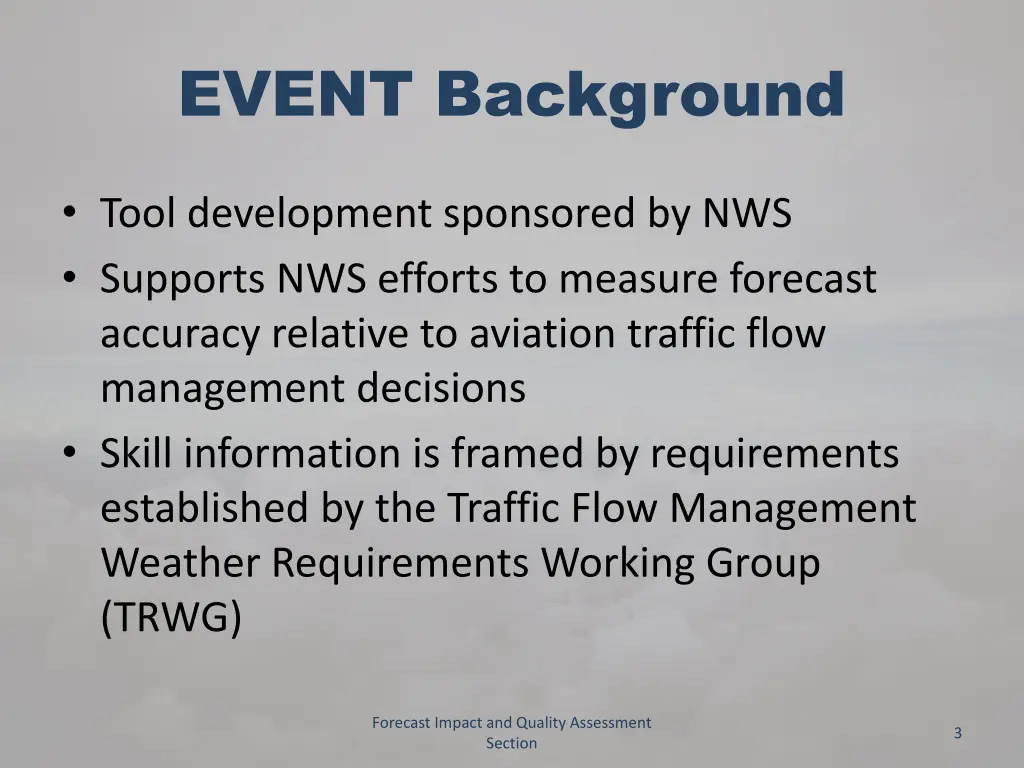 event background