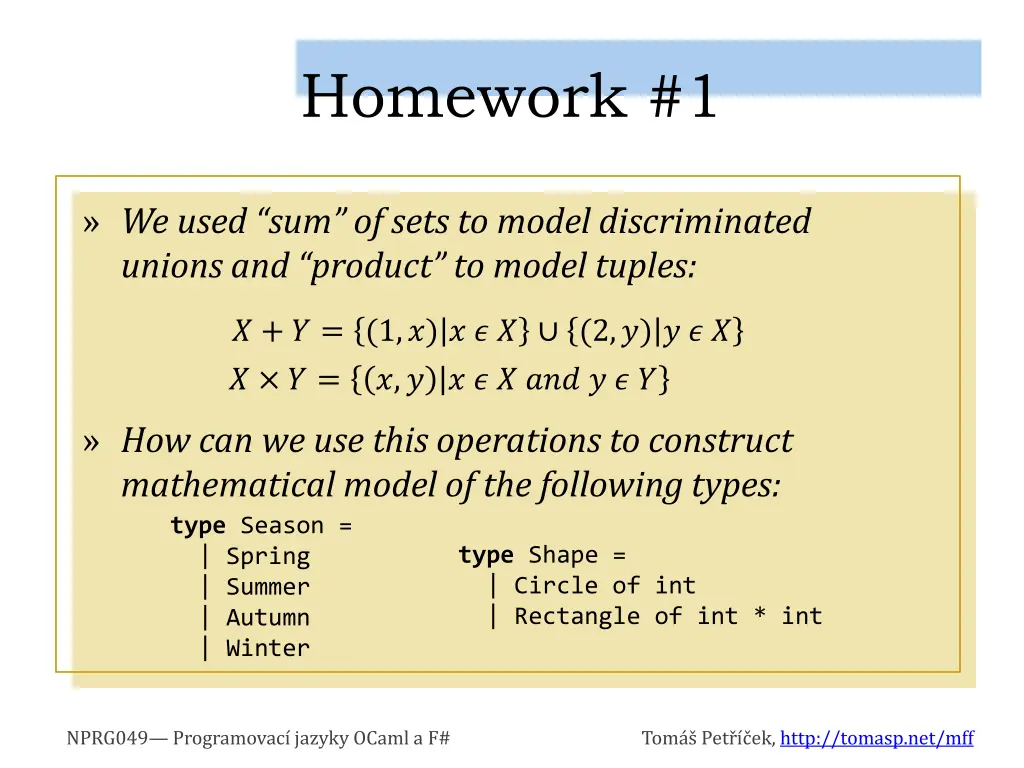 homework 1