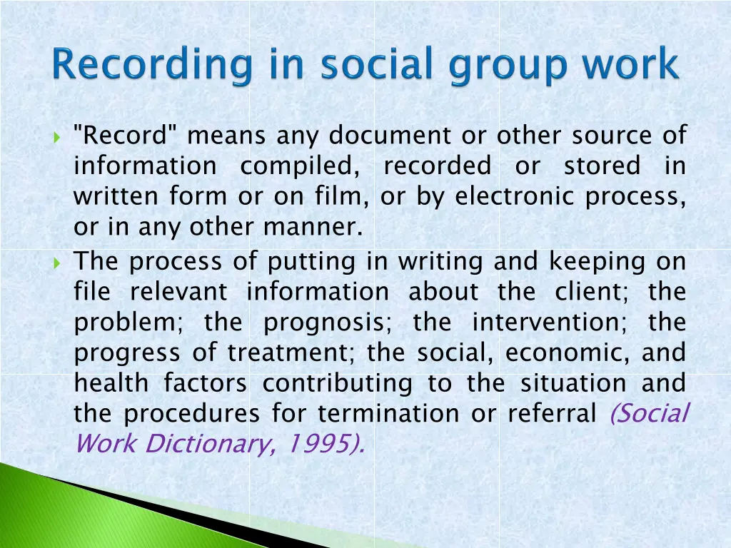 record means any document or other source