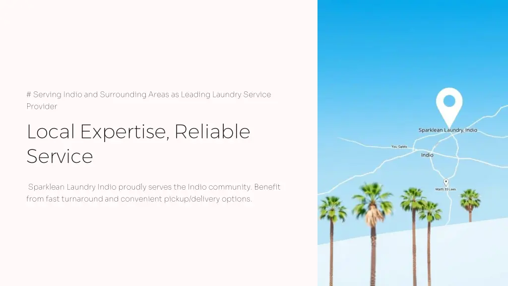 serving indio and surrounding areas as leading