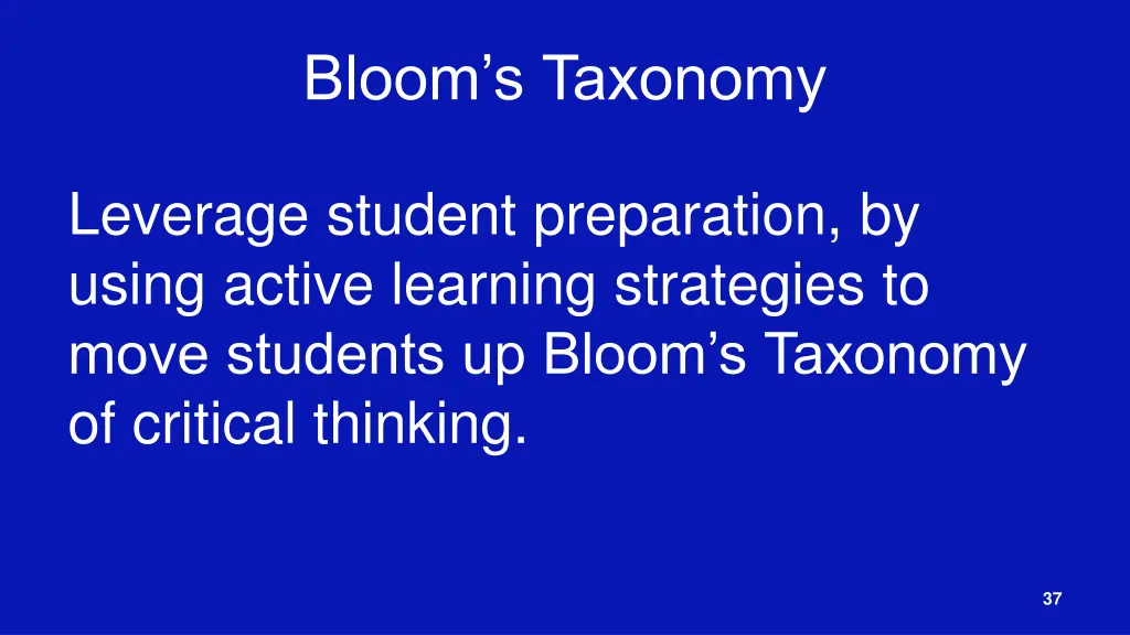 bloom s taxonomy