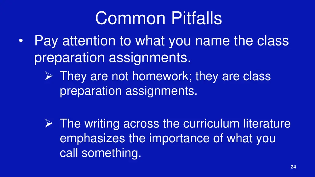 common pitfalls 3
