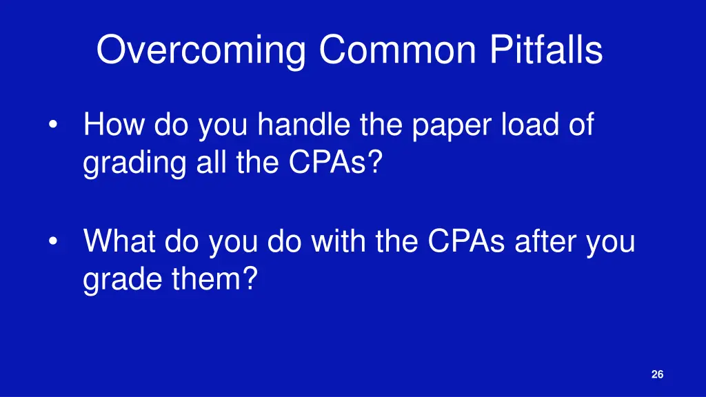 overcoming common pitfalls 1