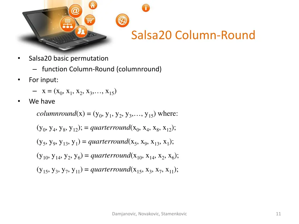 salsa20 column round