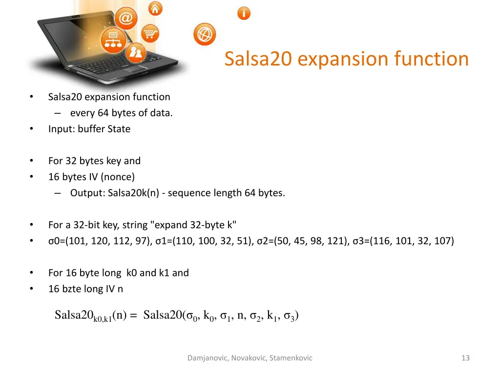 salsa20 expansion function
