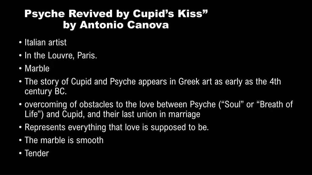 psyche revived by cupid s kiss by antonio canova