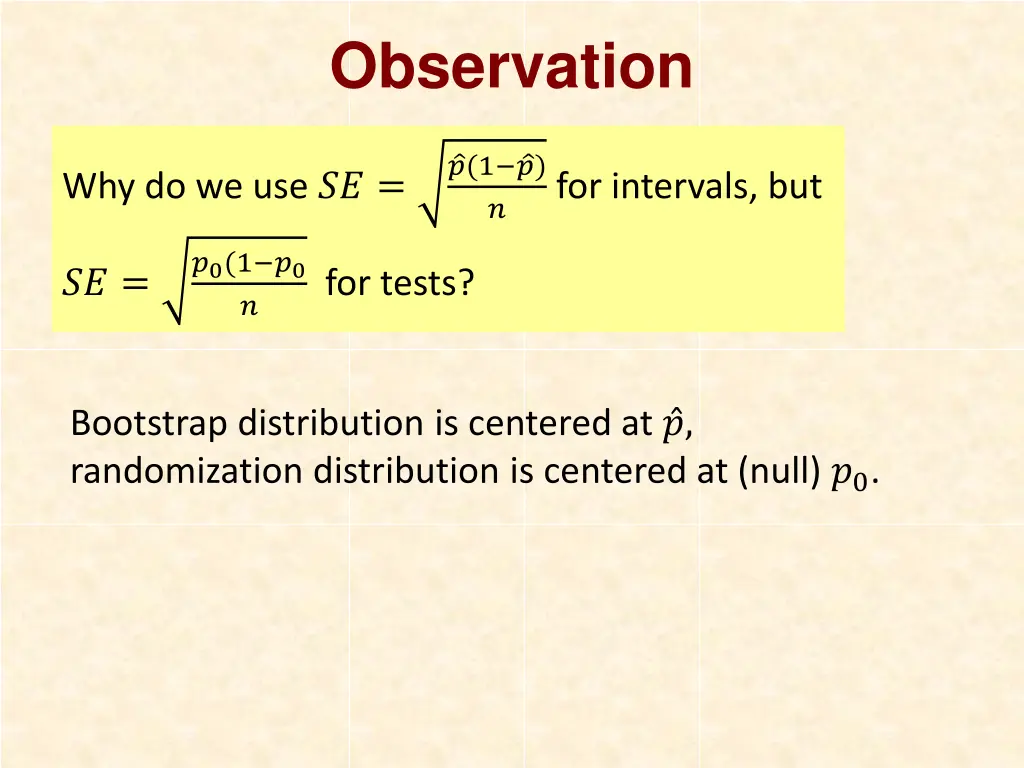 observation 1