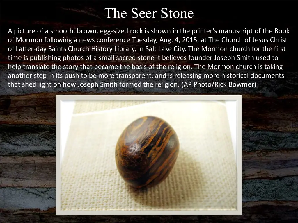 the seer stone