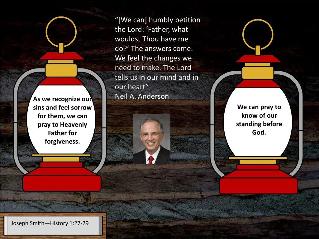 we can humbly petition the lord father what