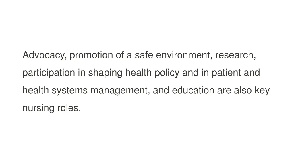 advocacy promotion of a safe environment research