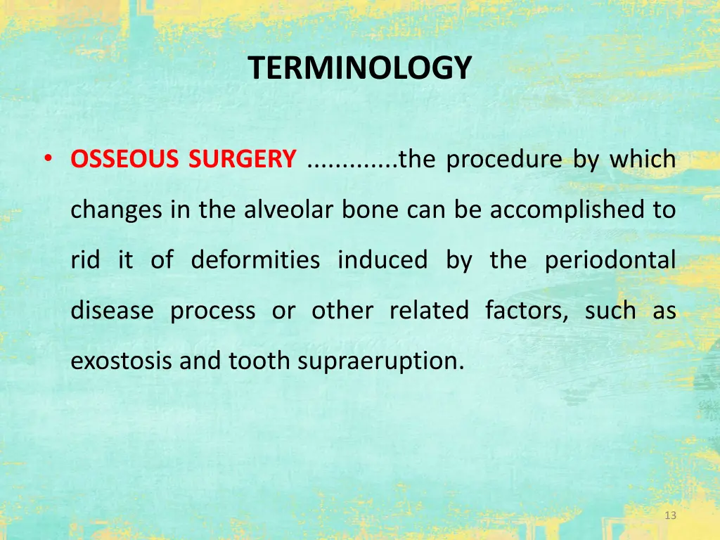 terminology