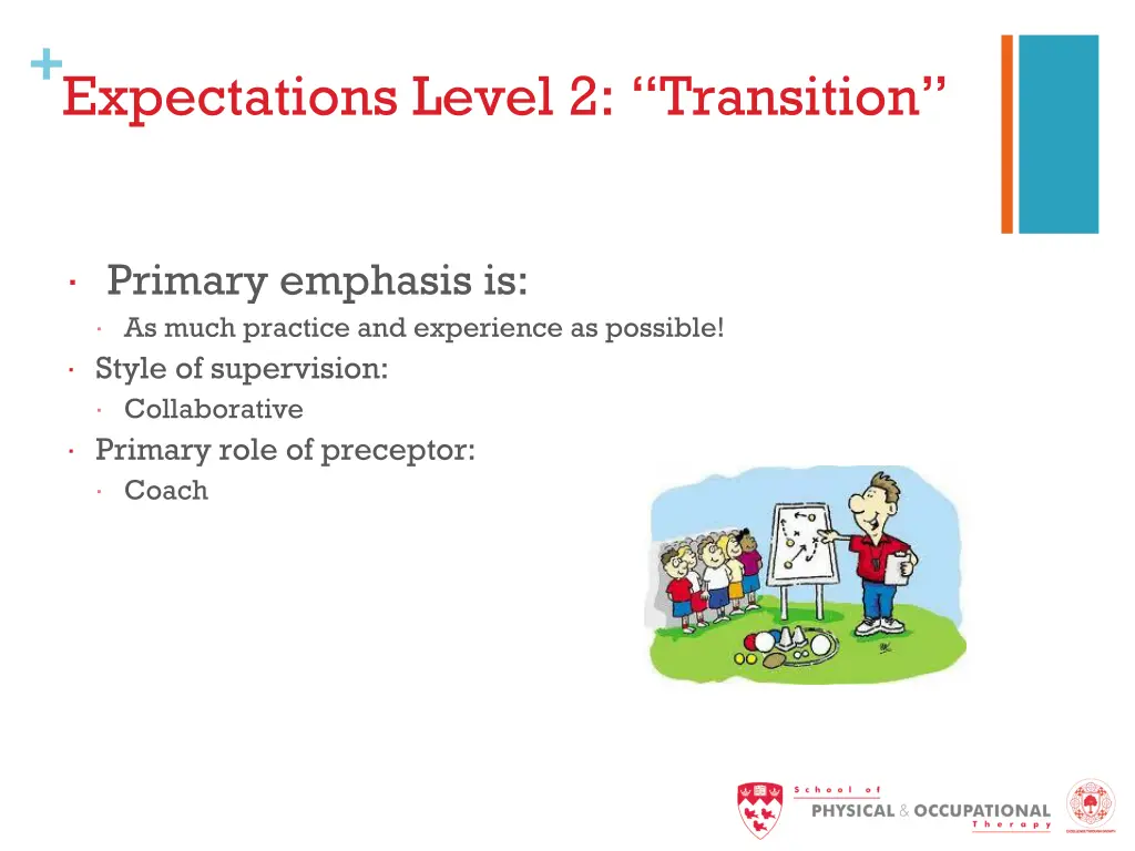 expectations level 2 transition