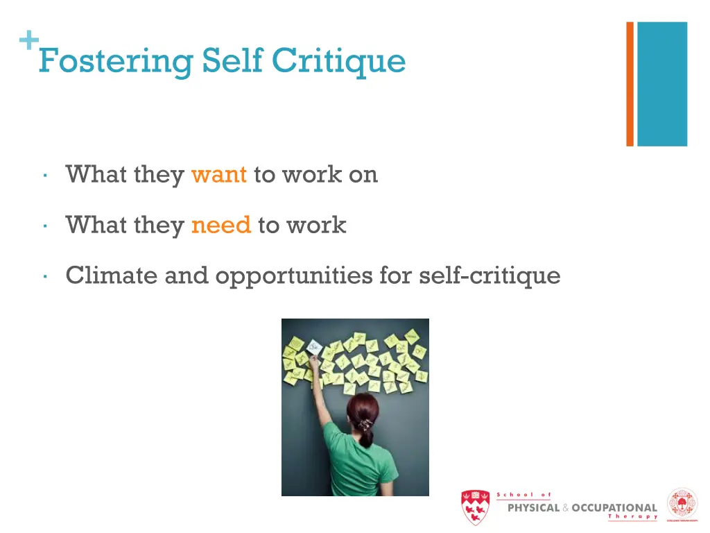 fostering self critique