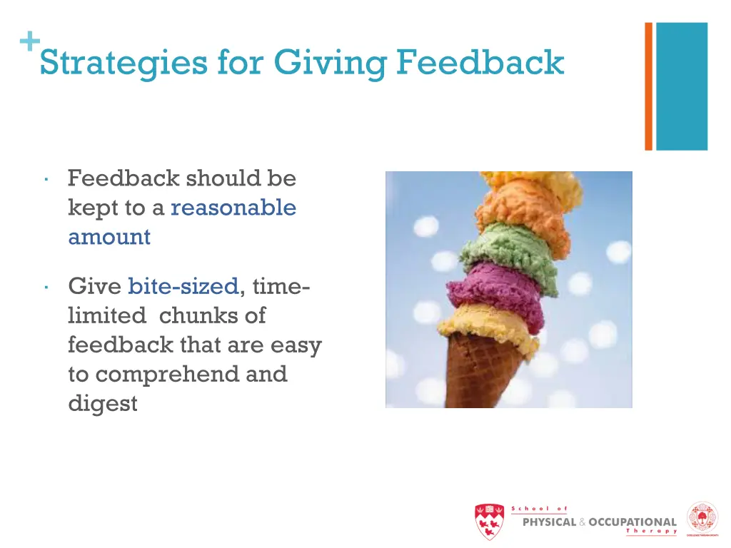 strategies for giving feedback