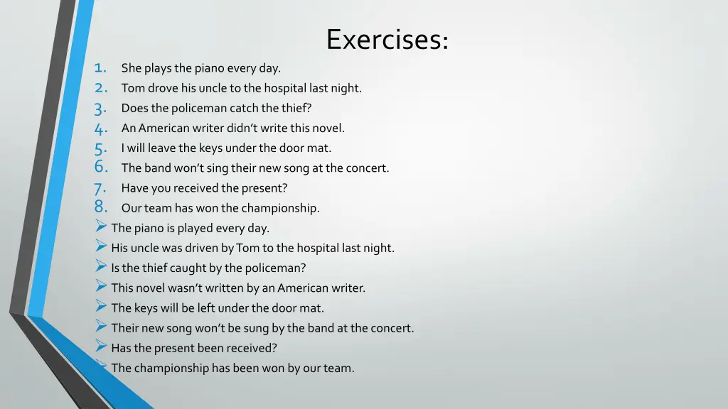 exercises 1