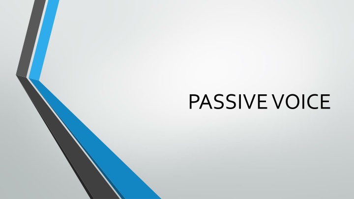 passive voice
