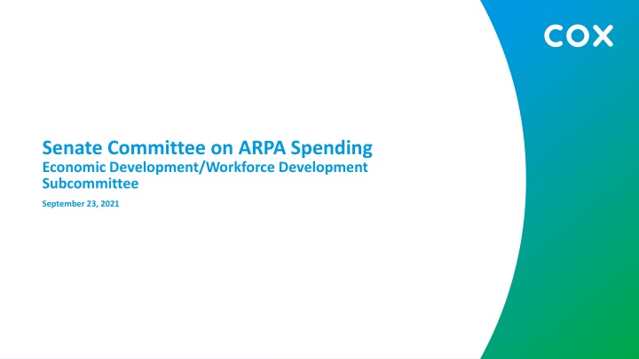senate committee on arpa spending economic