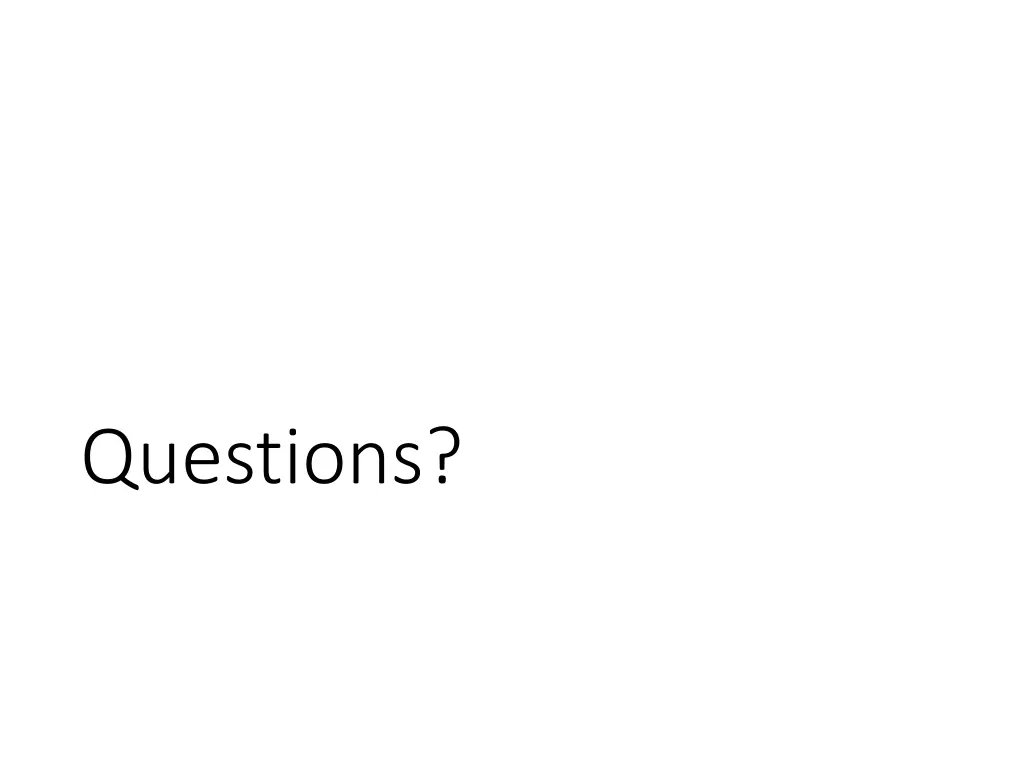 questions