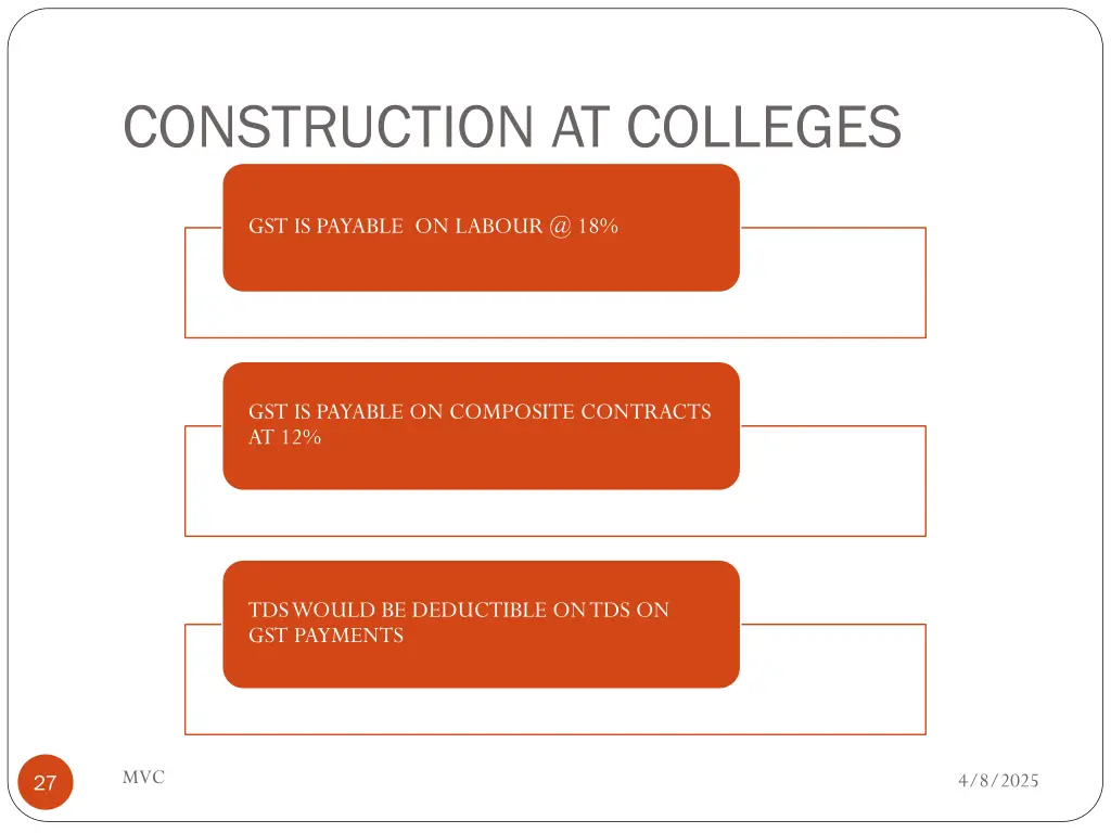construction at colleges