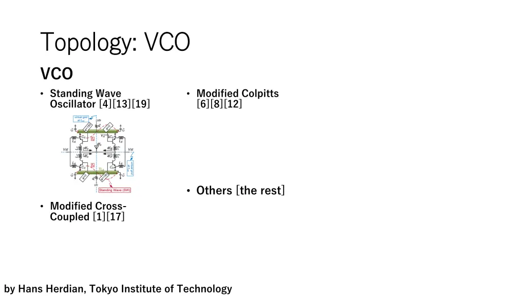 topology vco topology vco