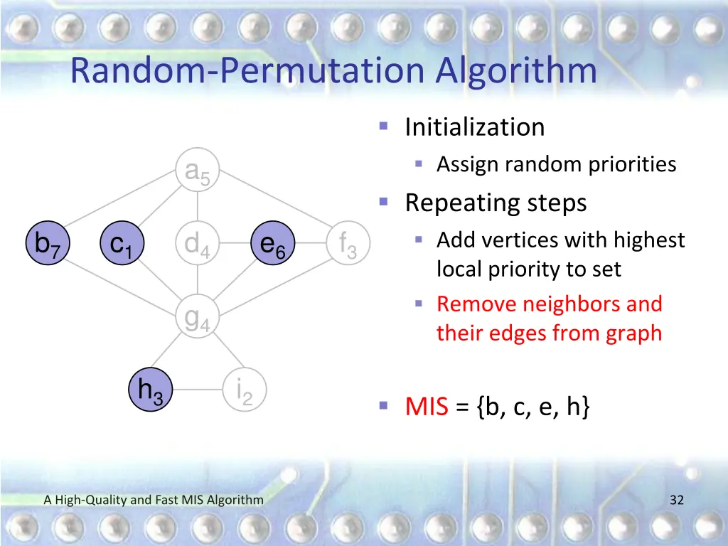 random permutation algorithm 5
