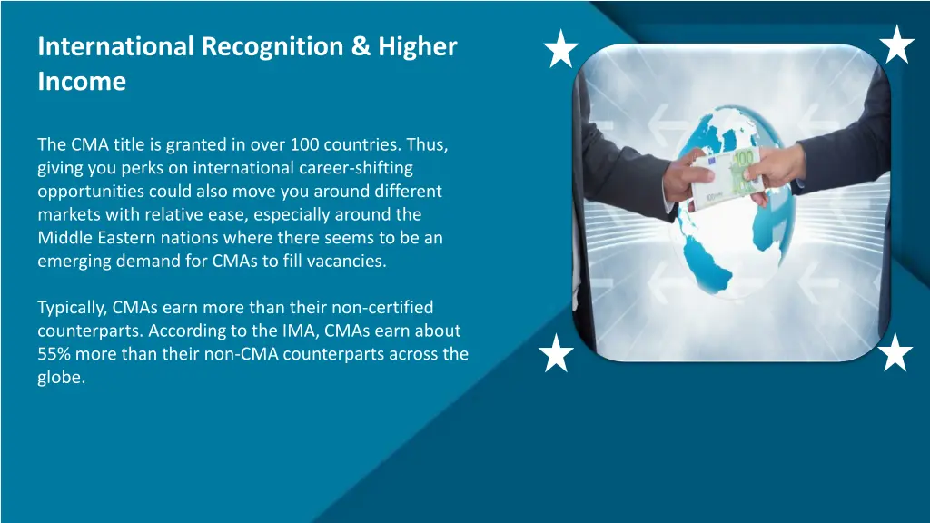 international recognition higher income