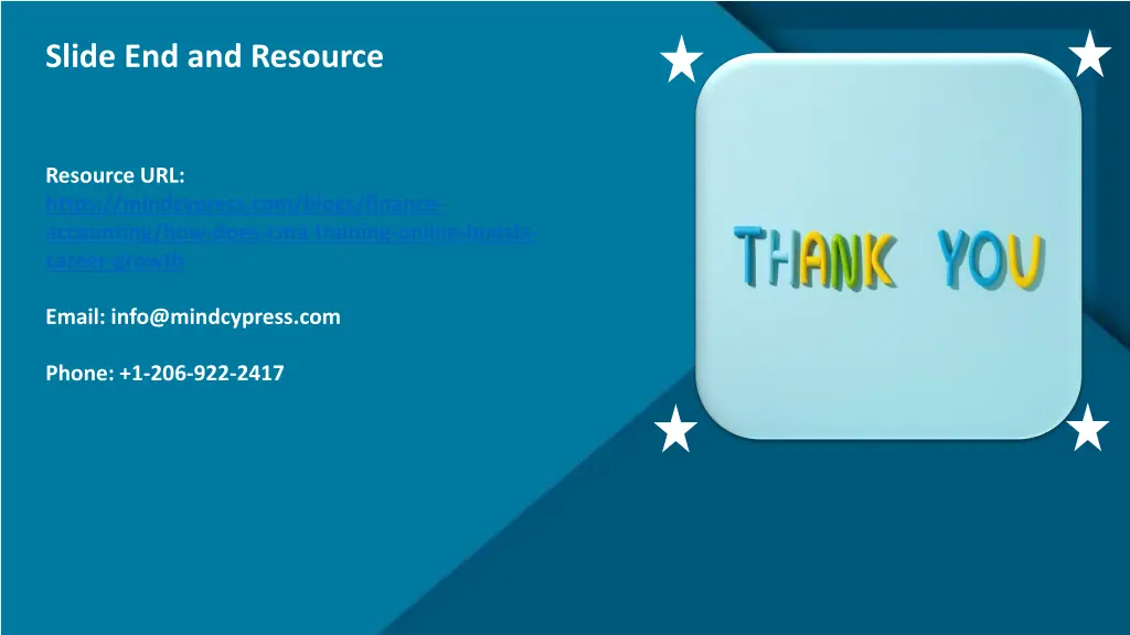 slide end and resource