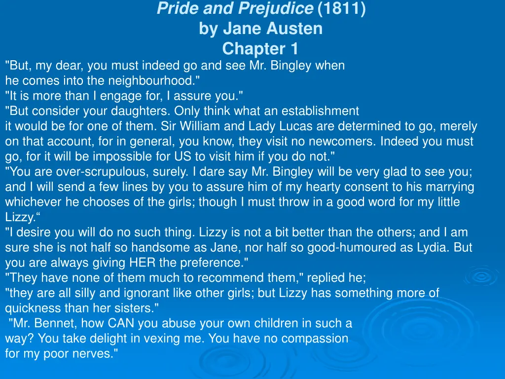 pride and prejudice 1811 by jane austen chapter 1 2