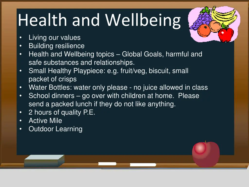 health and wellbeing living our values building