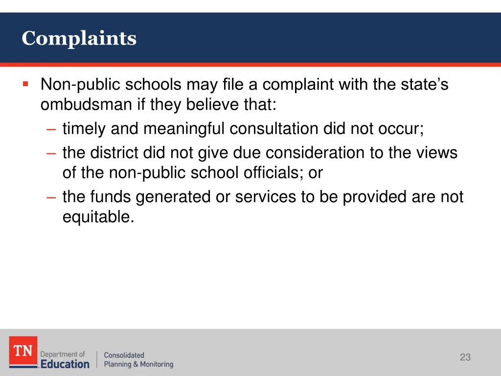 complaints 1