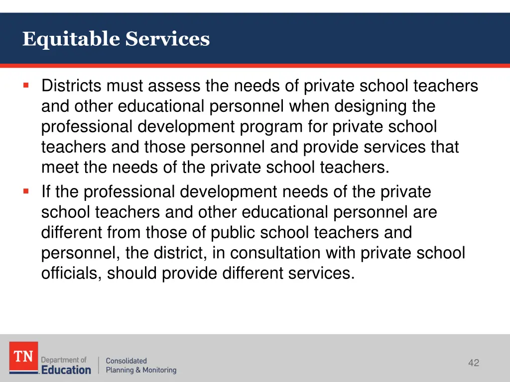 equitable services