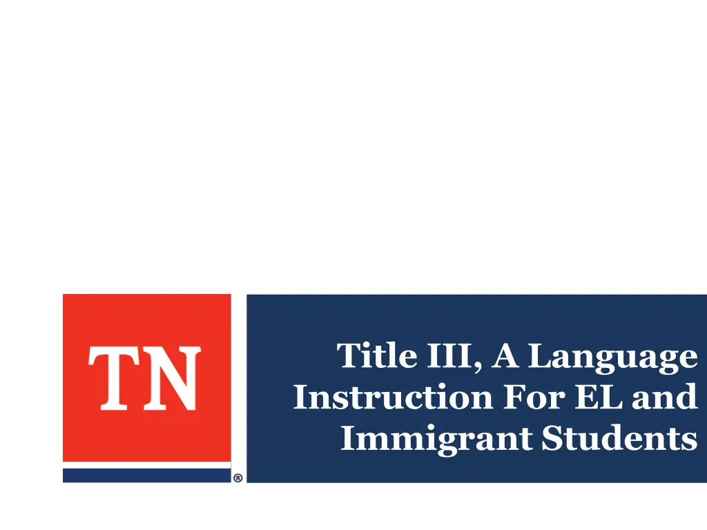 title iii a language instruction